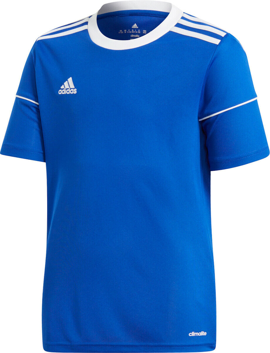 adidas Squadra 17 SS Bold Blue/White Football Shirt Youths age 7-8