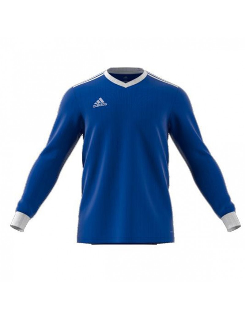 Adidas Tabela 18 LS Bold Blue/White Football Shirt Youths